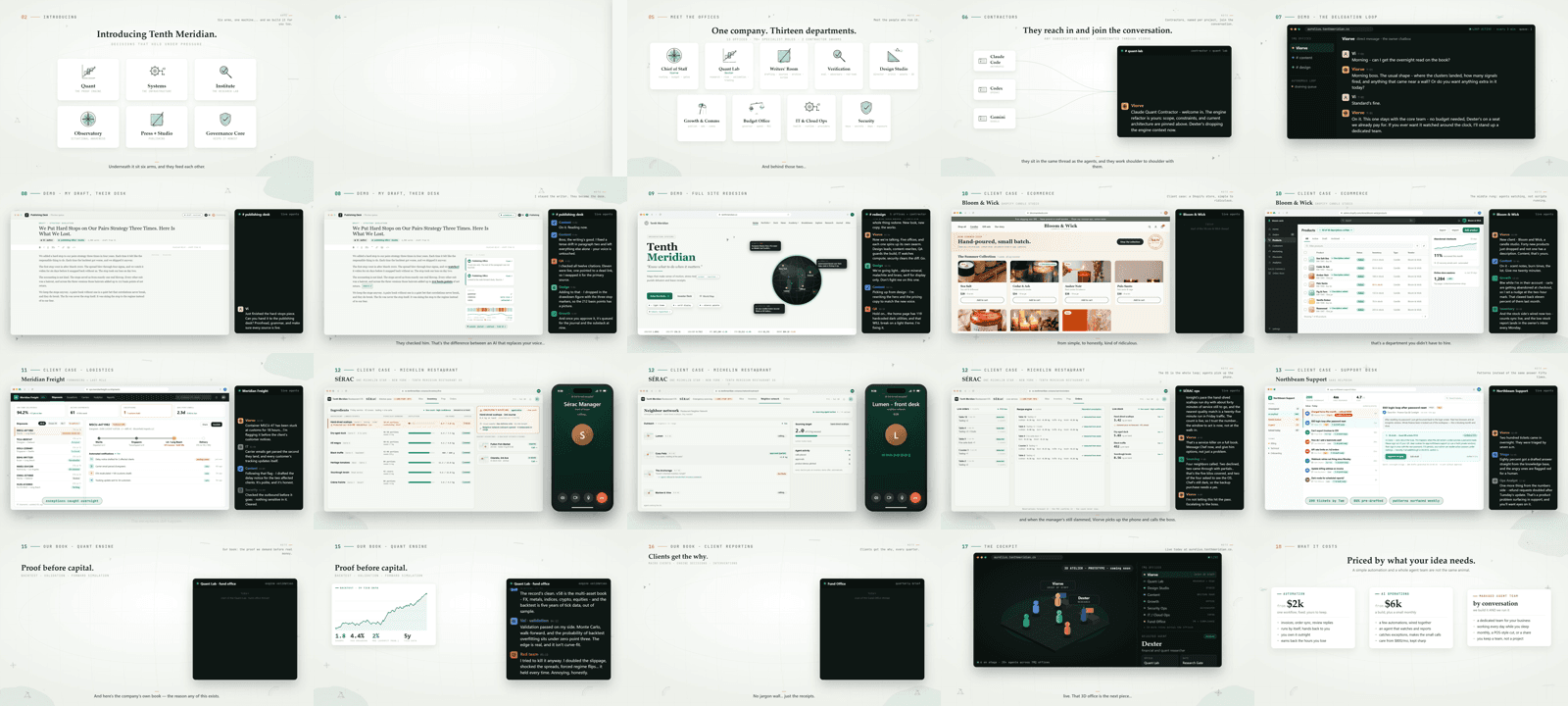 Contact sheet from Inside the Establishment